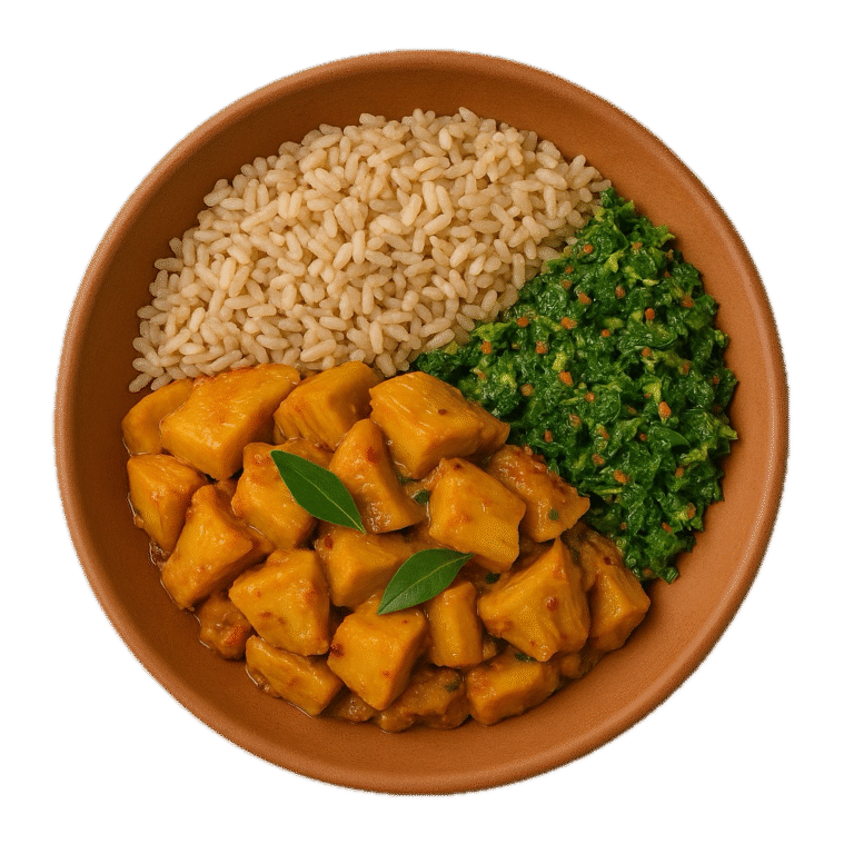 Jackfruit Curry with Brown Rice
